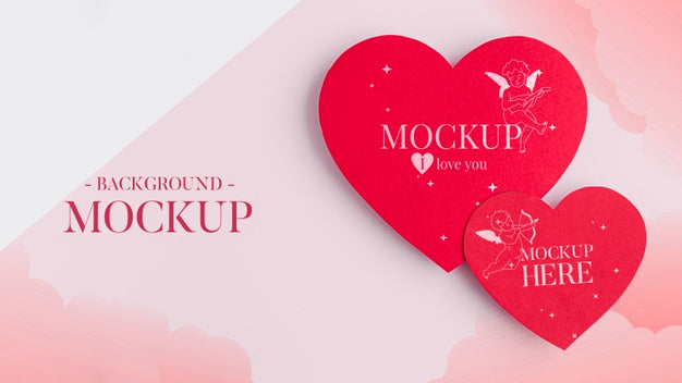 Valentine'S Day Concept Mock-Up Psd