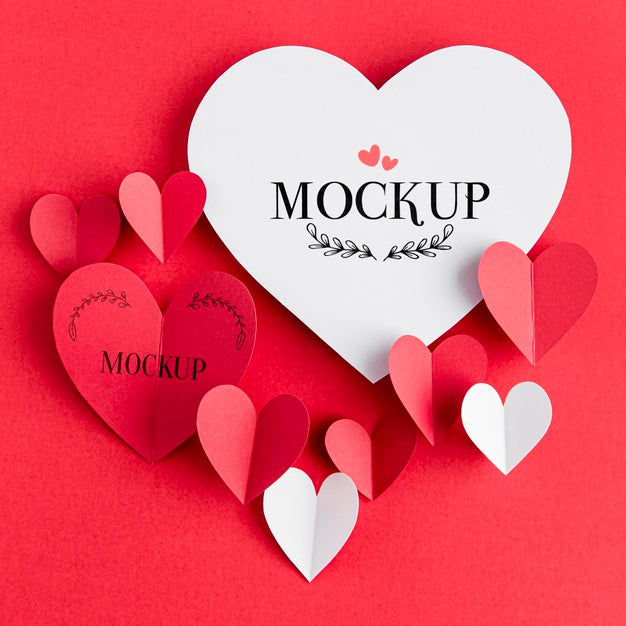 Valentine'S Day Concept Mock-Up Psd