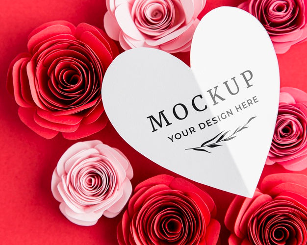 Valentine'S Day Concept Mock-Up Psd