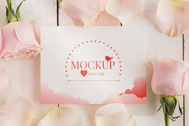 Valentine'S Day Concept Mock-Up Psd