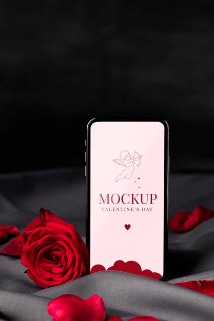 Valentine'S Day Concept Mock-Up Psd