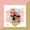 Valentine'S Day Concept Square Flyer Psd