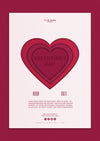 Valentines Day Cover Mockup Psd