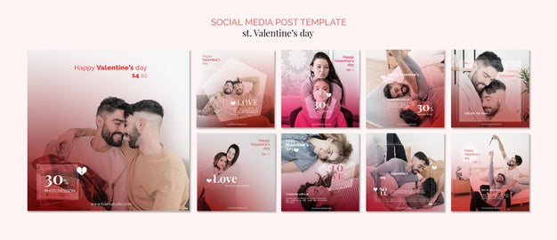 Valentine'S Day Homosexuality Social Media Post Template Psd