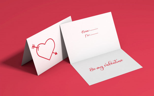 Valentine'S Day Invitation Mockup Psd