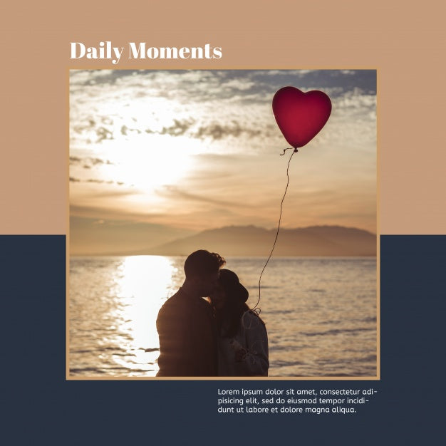 Valentines Day Mockup With Image Psd