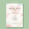 Valentine'S Day Party Invitation Poster Psd