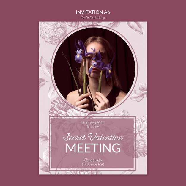 Valentine'S Day Secret Meeting Mock-Up Psd