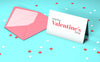 Valentine'S Party Invitation With Envelope Psd