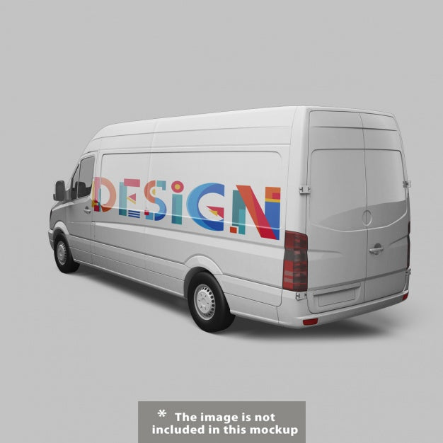 Van Mock Up Design Psd