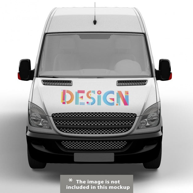 Van Mock Up Design Psd