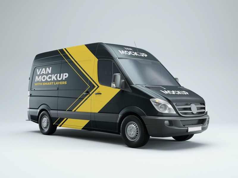 Van Psd Mockup