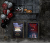 Variety Of Halloween Frame Mock-Ups With Balloons And Pumpkins Psd