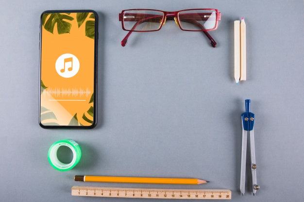 Various Elements Forming Frame Psd