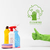 Various House Cleaning Products Thumbs Up Gesture Psd