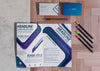 Various Office Supplies For Brand Company Business Mock-Up Paper Psd
