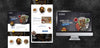 Various Templates For Moody Food Restaurant With Screen Psd