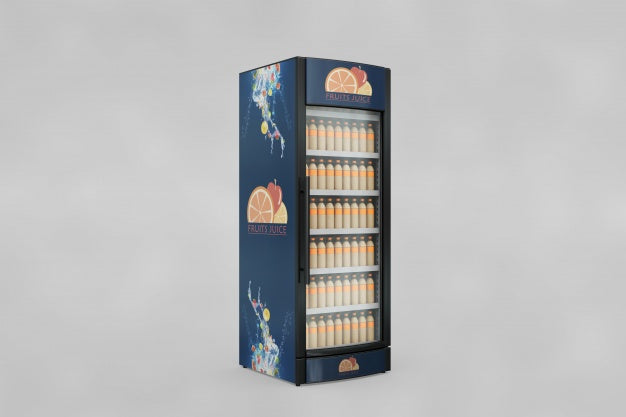 Vending Machine Mockup Psd