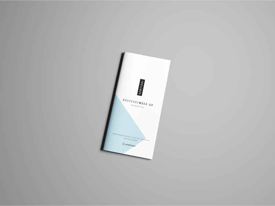 Vertical Brochure Mockup Psd