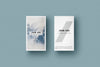 Vertical Clean Business Card Mockups Top View