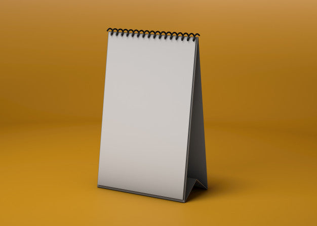 Vertical Calendar Studio Mockup Psd