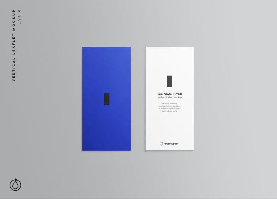 Vertical Leaflet Mockup