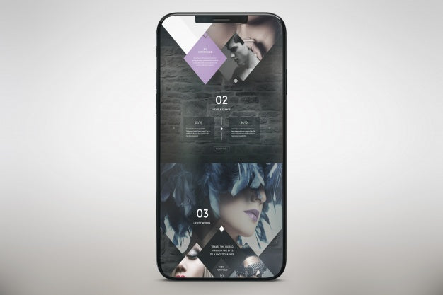 Vertical Smartphone Mock Up Psd