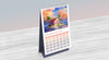 Vertical Table / Desktop Calendar Mockup Psd