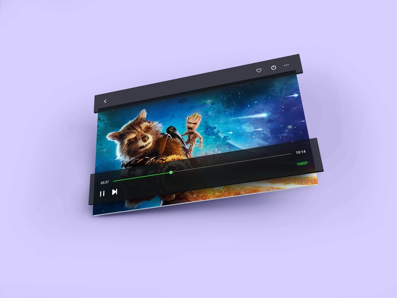 Video Player Mockup