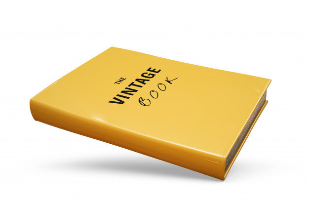 Vintage Book Mock-Up Psd