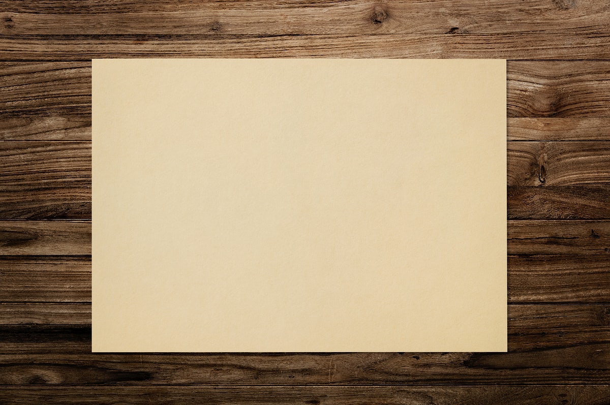 Vintage Brown Paper Textured Mockup