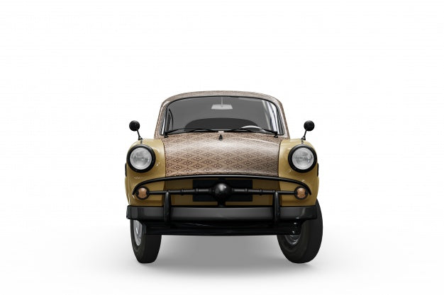 Vintage Car Mockup Psd