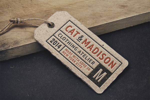 Vintage Label Tag Mockup