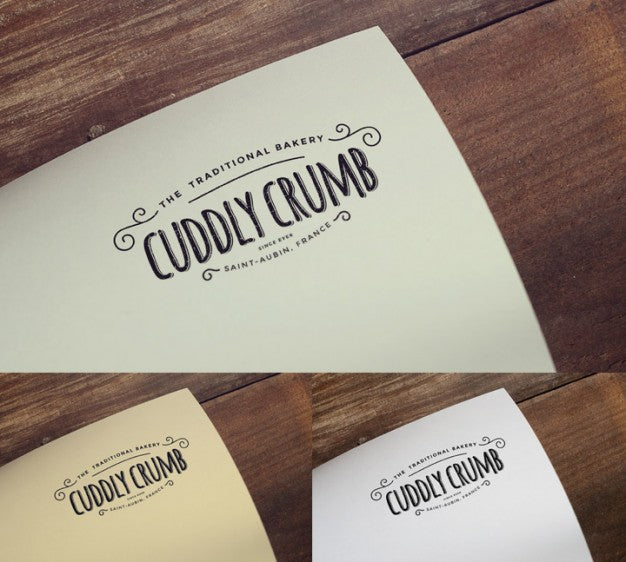Vintage Logo Mock Up Psd