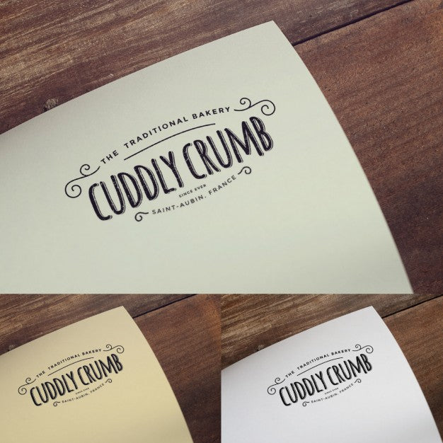 Vintage Logo Presentation Mock Up Psd