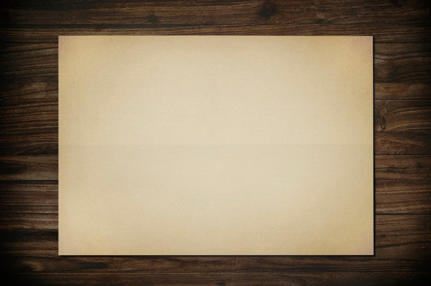 Vintage Paper Mockup Illustration Psd