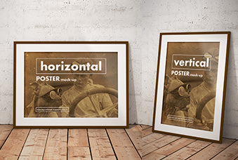 Vintage Posters Frame Mockup