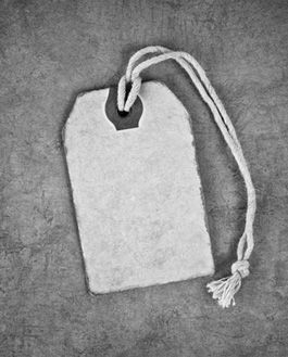 Vintage Price Tag Label Mockup