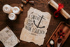 Vintage Sailing Concept With Spices And Page Psd