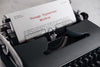 Vintage Typewriter Mockup