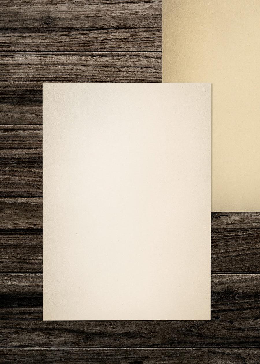 Vintage White Paper Textured Mockup