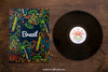 Vinyl And Colorful Cover Mockup Psd