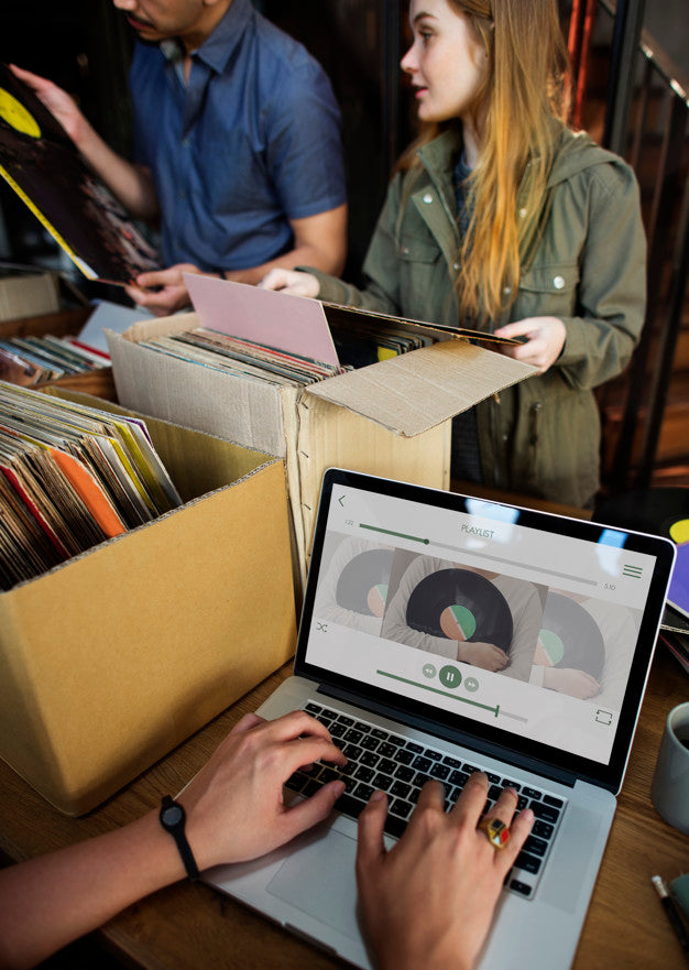 Vinyl Music Teens Lifestyle Leisure Concept Psd