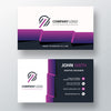 Visit Card With Abstract Detailed Psd