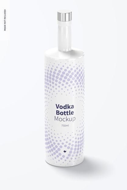 Vodka Bottle Mockup Psd