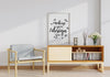 Wall Art Mockup, Canvas Or Picture Frame In Living Room Psd