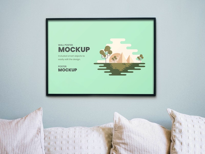 Wall Artwork Psd Mockup