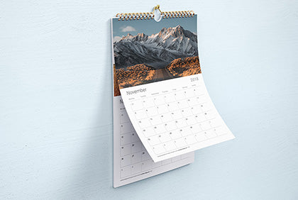 Wall Calendar Mockup