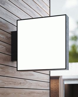 Wall Hanging Sign Mockup Psd