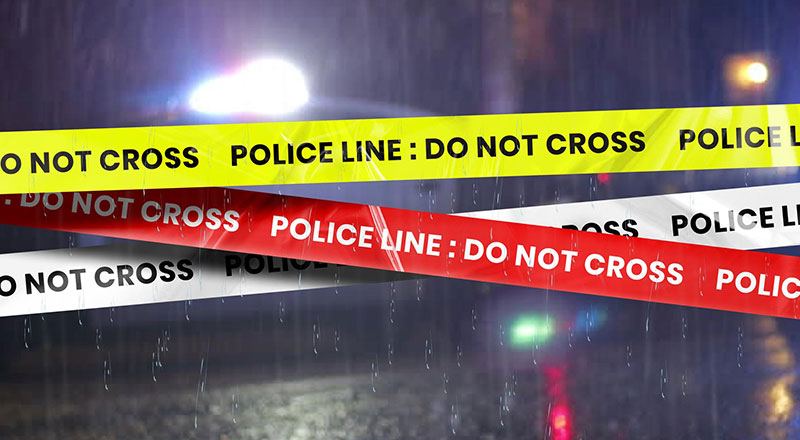 Warning / Cordon Off Polyethylene Tape Mockup Psd